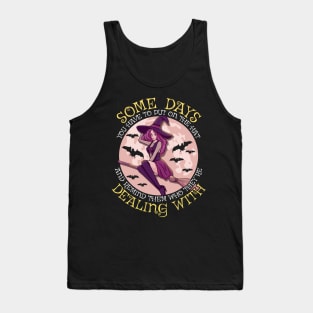 Funny Halloween Witch Quote Witch - Pastel Goth Tank Top